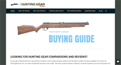 Desktop Screenshot of huntinggearlab.com